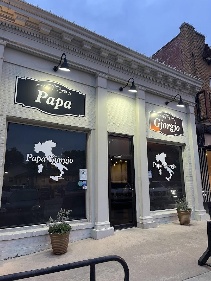 Papa Gjorgjo Menu